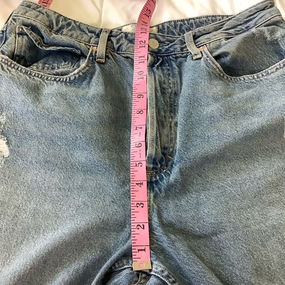 We the Free Jeans Womens Size 31 High Rise Denim Jeans 31”x28” Distressed - Picture 8 of 11